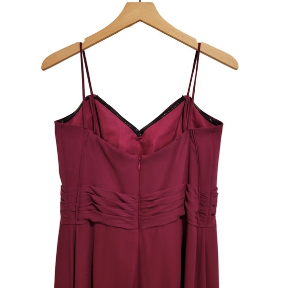 B2 by Jasmine Two Piece Long Sweetheart Neckline Poly Chiffon Bridesmaid Dress 6 - Picture 6 of 12